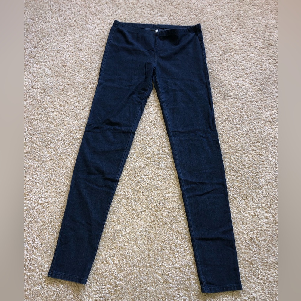 J. Crew Jeggings, Hi-line, size S, color indigo rinse, inseam 30.5”.